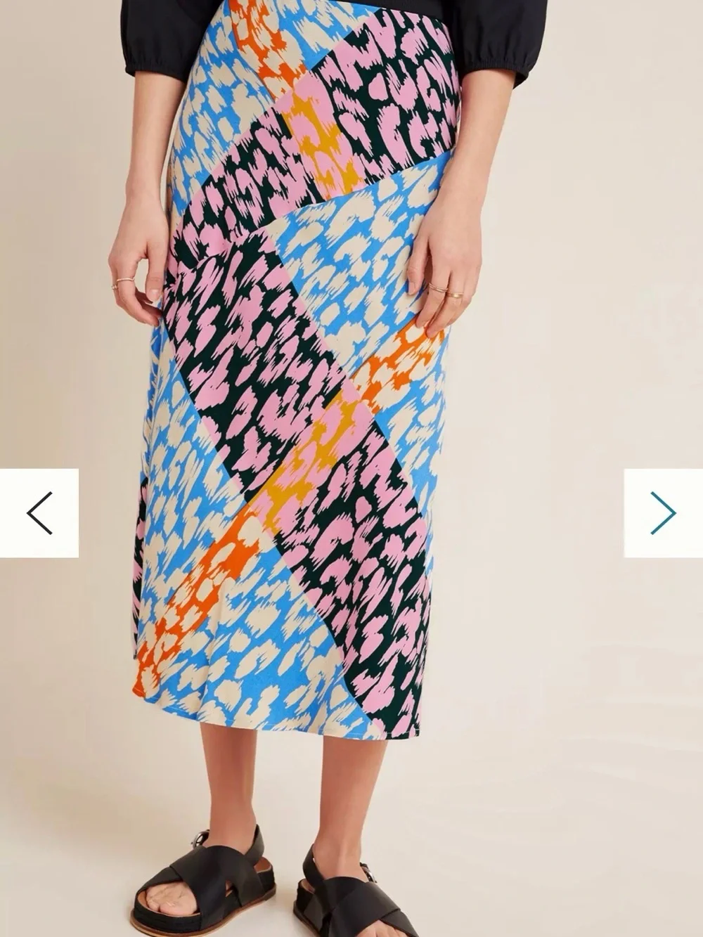 Corey Lynn Calter- Colorful Printed Midi Skirt-sz Medium!! Beautiful shape! - Picture 3 of 9